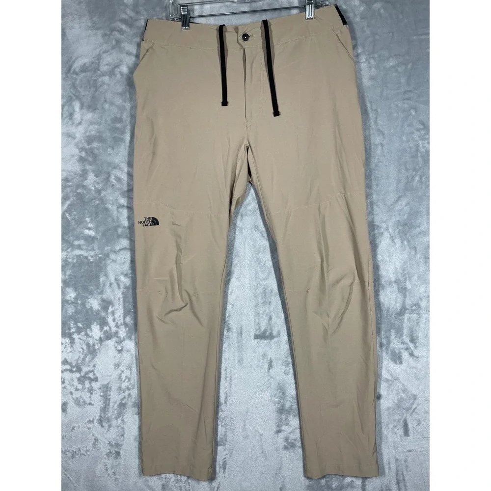 The North Face Mens NF0A3SO9 Khaki Tan Hiking Pants Stretch Size 36 Long